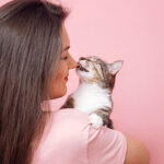 what does it mean when a cat licks your nose