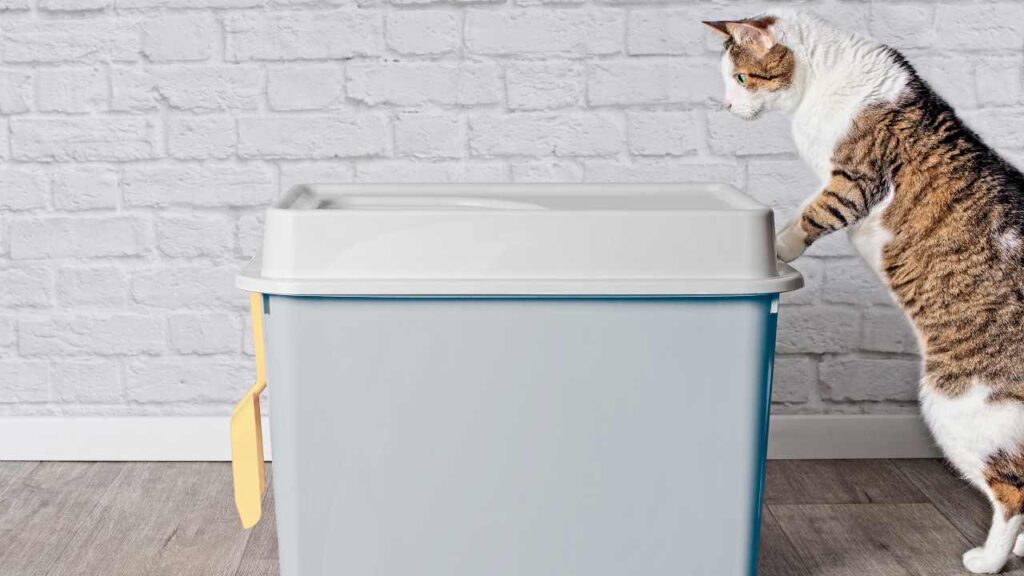 top entry litter box