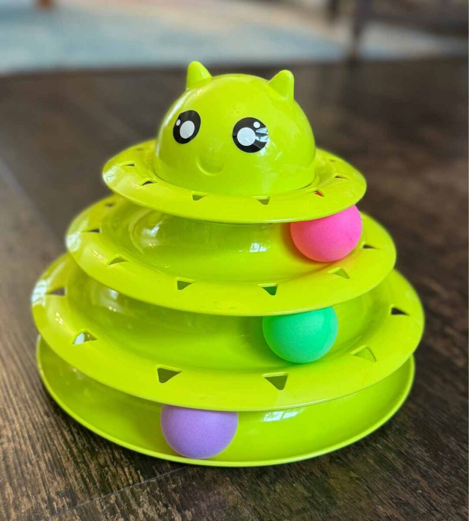 stacking ball cat toy